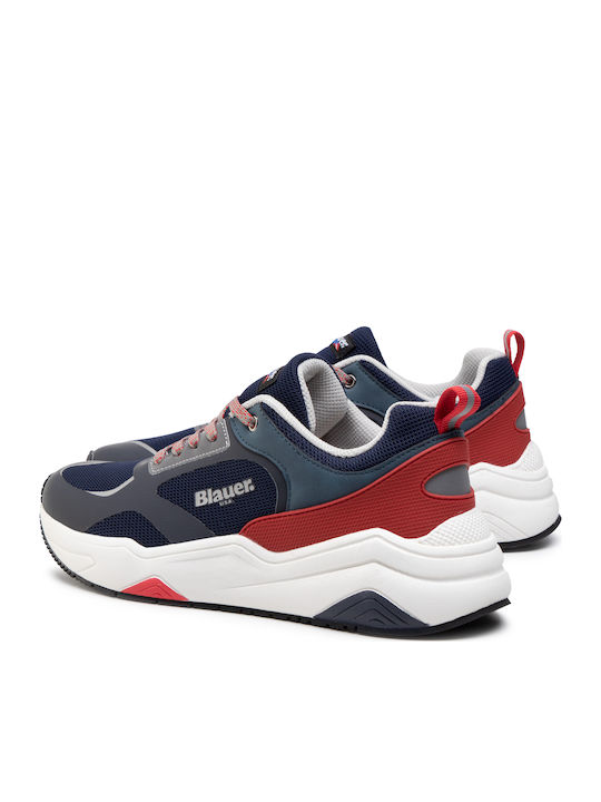 S1TOK01-MES Ανδρικά Sneakers Navy Μπλε