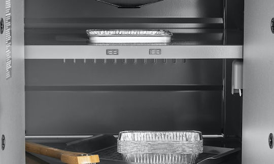 Weber Genesis II SP-435 Газово Барбекю Чугунена Решетка 86брx48брсм. с 4 бр 14.07кВт и Страничен Нагревател