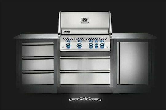 Napoleon Prestige Pro 665 Gas Grill with 5 pcs 27kW and Infrared Burner