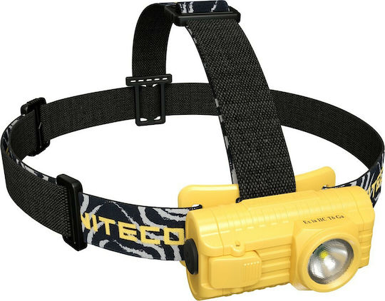 NiteCore Explosionsgeschützt Stirnlampe LED IP67 mit maximaler Helligkeit 100lm Ha23ex Schwarz