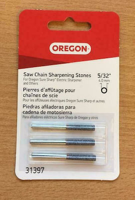 Oregon 0331397E Πέτρες Λείανσης με Αξονάκι 4mm 3τμχ