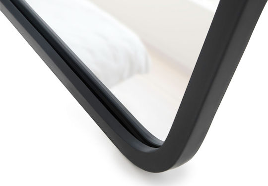 Umbra Hub Oglindă de Perete De Corp Întreg cu Negru Ramă din Plastic 157x37cm 1buc