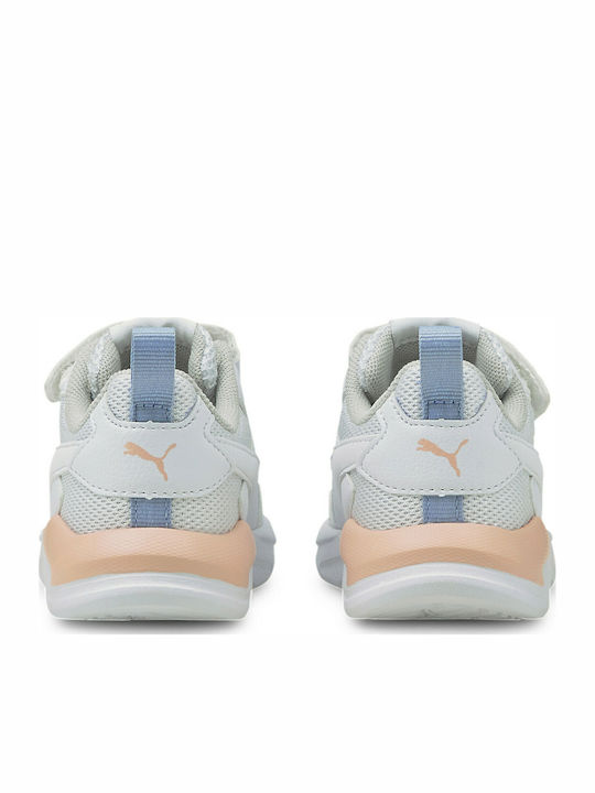 X-Ray Lite AC Kids Sports Shoes Running with Hoop & Loop Closure White