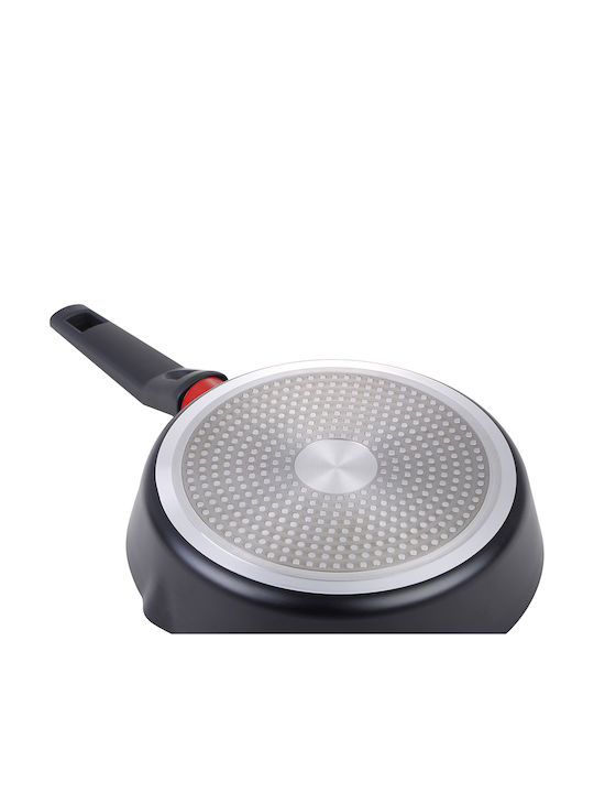 Luigi Ferrero Red Aluminum Pan with Non-Stick Interior Coating 26cm
