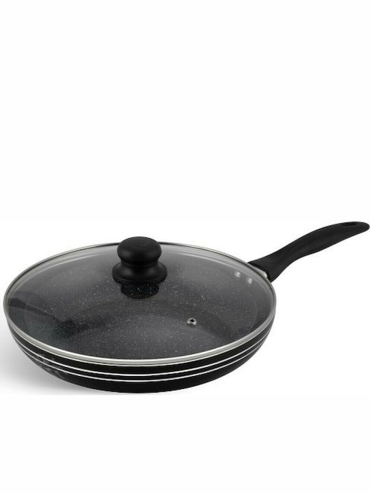 Edenberg Pan Made of Cast Aluminum with Lid with Stone Coating 24cm