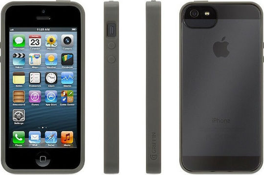Griffin Back Cover Σιλικόνης 1.6mm Γκρι (iPhone 5/5s/SE)