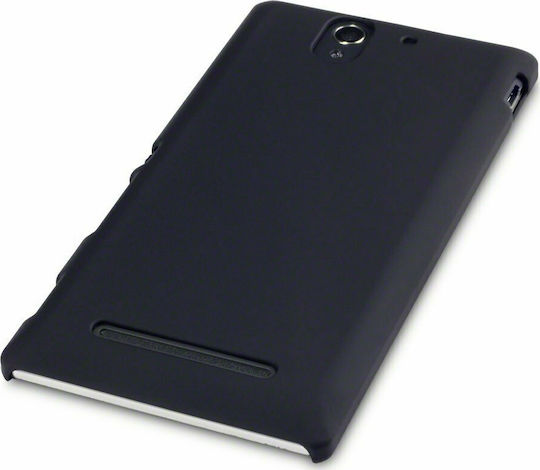 Terrapin Hybrid Rubberised Задна корица Пластмаса Черен (Realme C3)