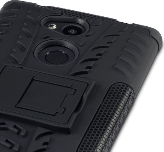 Terrapin Rugged Armor Back Cover Πλαστικό Μαύρο (Xperia L2)