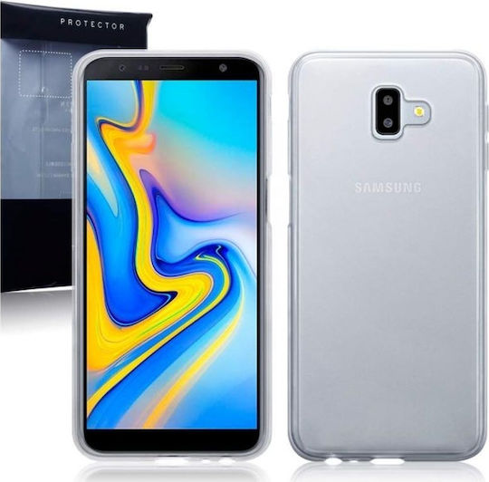 Terrapin TPU Gel Umschlag Rückseite Silikon Transparent (Galaxy J6+)