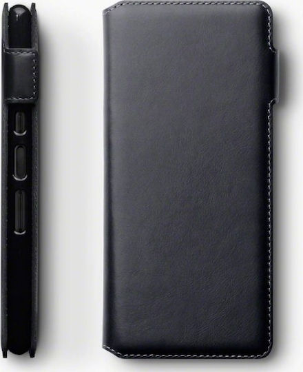 Terrapin Genuine Leather Low Profile Wallet Δερμάτινο Μαύρο (Xperia 10 Plus)