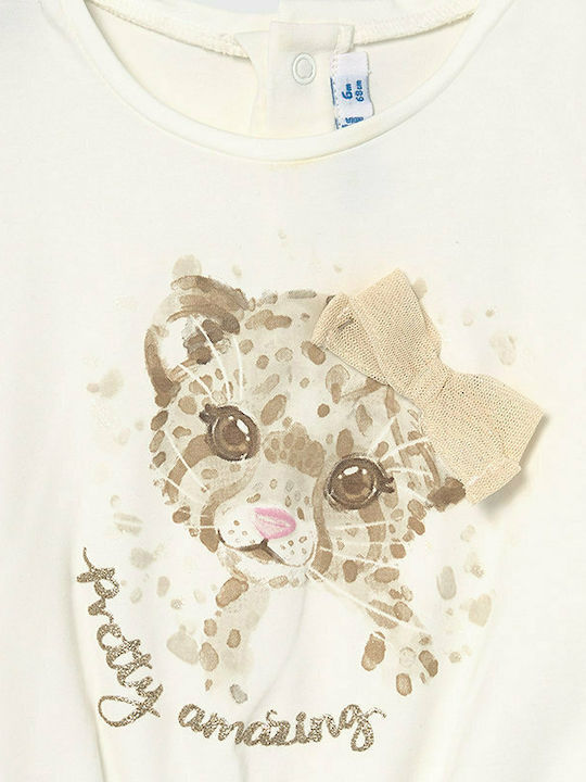 Mayoral Kids Blouse Short Sleeve White