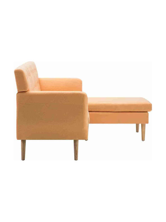 Ecksofa mit Umkehrbarer Ecke Orange 171.5x138x81.5cm