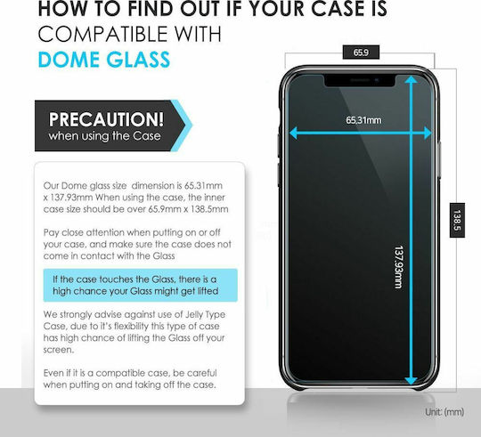 Whitestone 3D Full Face Tempered Glass (iPhone 11 / XR)