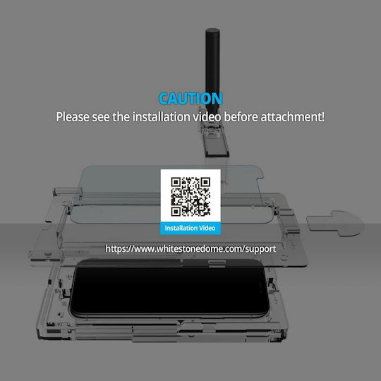 Whitestone 3D Full Face Tempered Glass (iPhone 11 / XR)