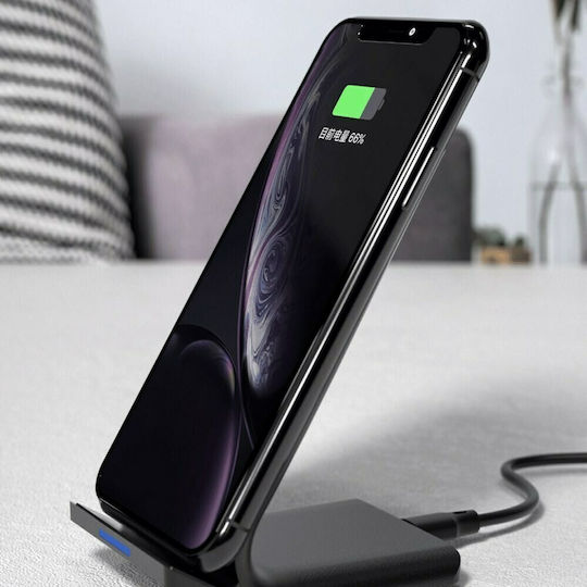 WK Încărcător Wireless (Qi Pad) 10W Quick Charge 2.0 Negruς (WP-U84)