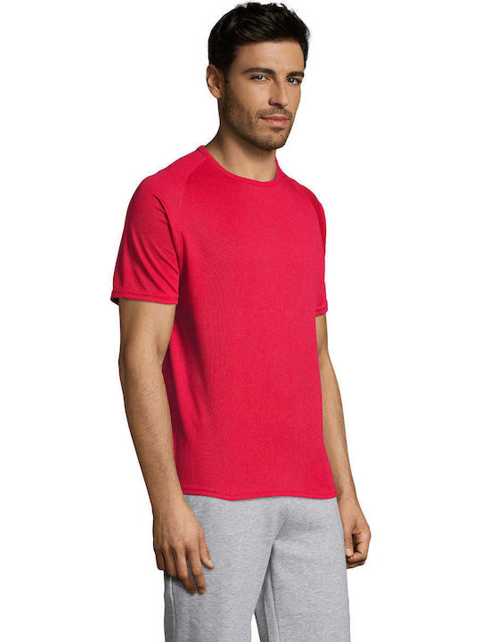 Sol's Sporty Werbe-T-Shirt in Rot Farbe