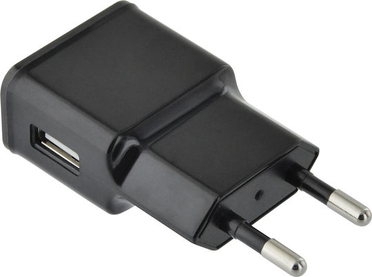 Lamtech Φορτιστής με Θύρα USB-A και Καλώδιο Lightning Μαύρος (LAM020151)