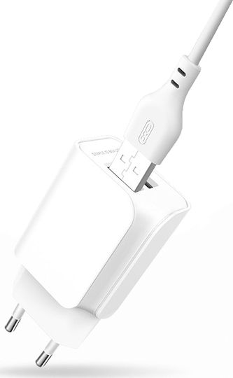 XO Încărcător cu 2 Porturi USB-A și Cablu Lightning Albς (L35D)