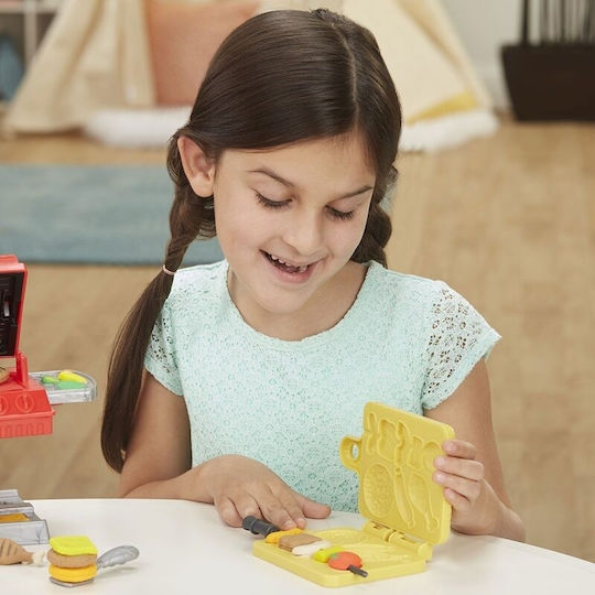Hasbro Play-Doh Knete - Grill n' Stamp Spiel-Set für 3+ Alter, 6 Stück