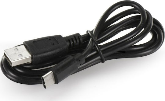 Blue Star Φορτιστής με Ενσωματωμένο Καλώδιο USB-C Μαύρος (5901737182999)