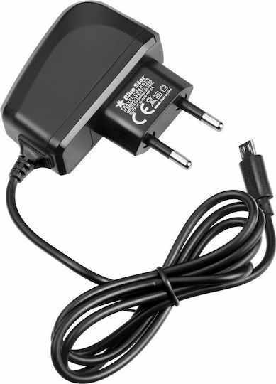 Blue Star Φορτιστής με Ενσωματωμένο Καλώδιο USB-C Μαύρος (5901737182999)