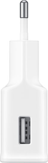 Samsung Ladegerät Ohne Kabel mit USB-A-Anschluss 15 W Quick Charge 2.0 Weiß (EP-TA20)