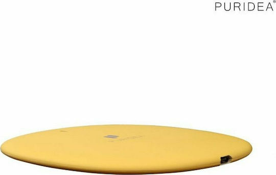 Puridea Ασύρματος Φορτιστής (Qi Pad) 10W Κίτρινος (M01)