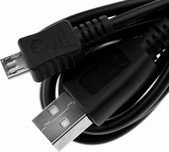 Blue Star Φορτιστής και Καλώδιο micro USB 5W Μαύρος (ML003549)