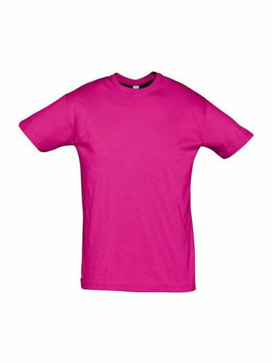 Sol's Regent Men's Short Sleeve Promotional T-Shirt Fuchsia