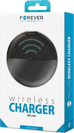 Forever Încărcător Wireless (Qi Pad) Negruς (WDC-200)