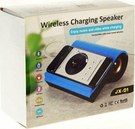 Qi Ασύρματος Φορτιστής (Qi Pad) Μπλε (JX-01)