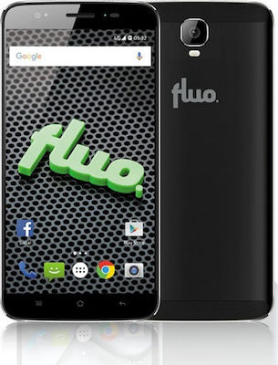 Fluo K (2GB/16GB) Single SIM Μαύρο