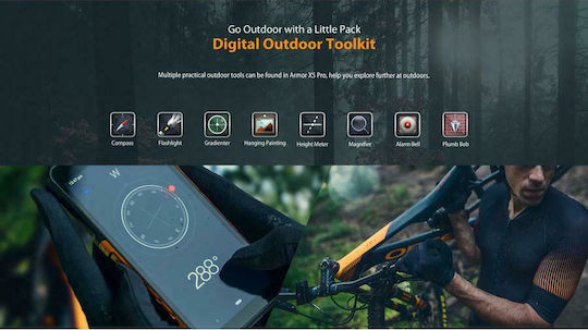 Ulefone Armor X5 Pro Dual SIM (4GB/64GB) Ανθεκτικό Smartphone Μαύρο