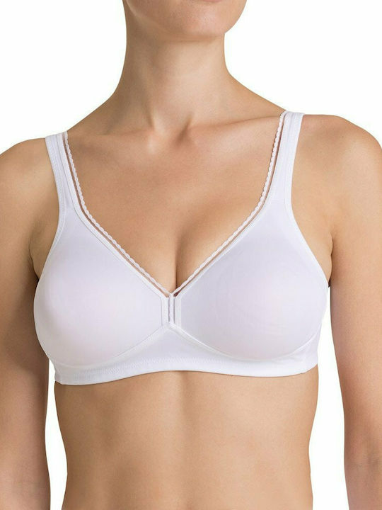 Triumph Loretta Soft 01 W Athletic Athletic Bra Underwire White