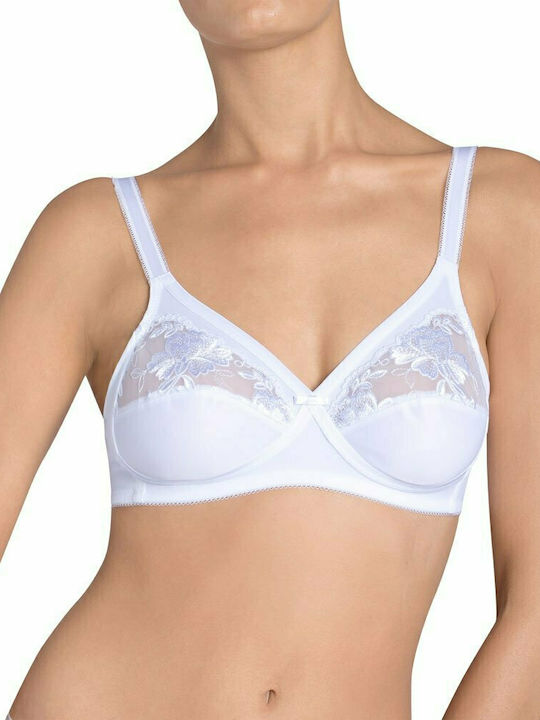 Triumph Elasti Cross Lace Bra without Padding without Underwire White