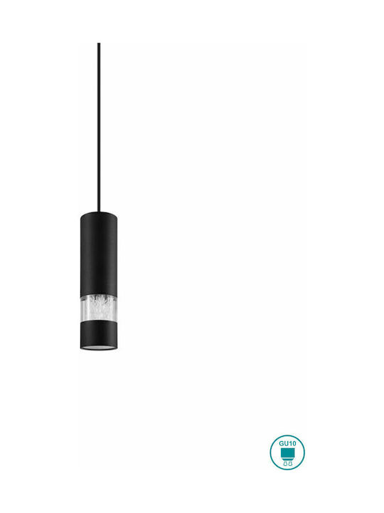 Eglo Bernabeta Pendant Light Black with Socket GU10