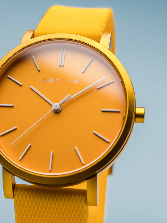 Bering Time True Aurora Watch Battery with Rubber Strap Bering Time True Aurora Watch Battery with Rubber Strap