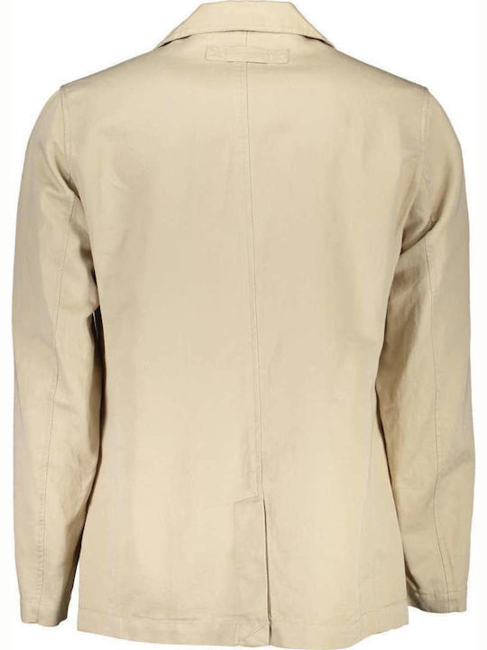 Gant Herren Jacke Lässig Beige