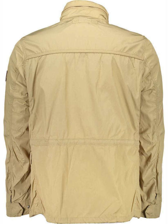 Gant Herren Winter Jacke Lässig Beige