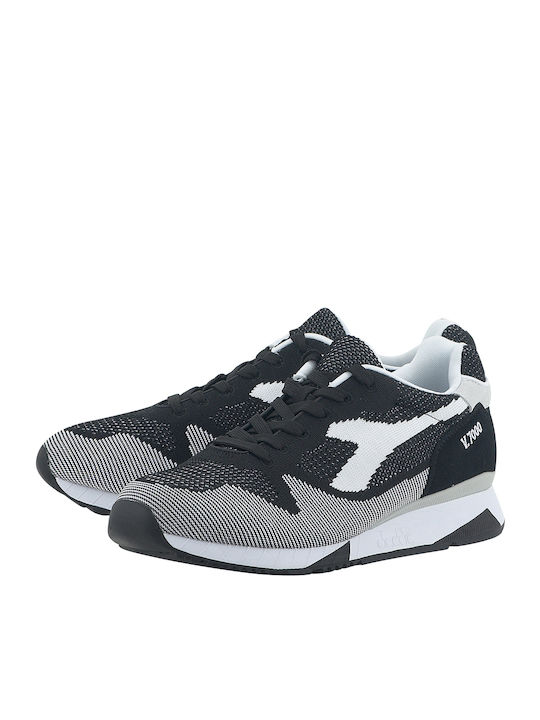 Diadora V7000 Weave Herren Sneakers Schwarz