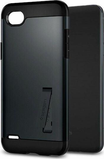 Spigen Slim Armor Back Cover Metalic 1.2mm Gri (LG Q6)