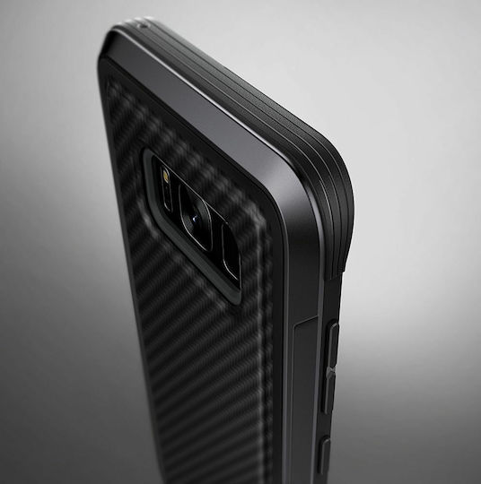 X-Doria Defense Lux Задна корица Пластмаса 2мм Черен (Galaxy Note 8)