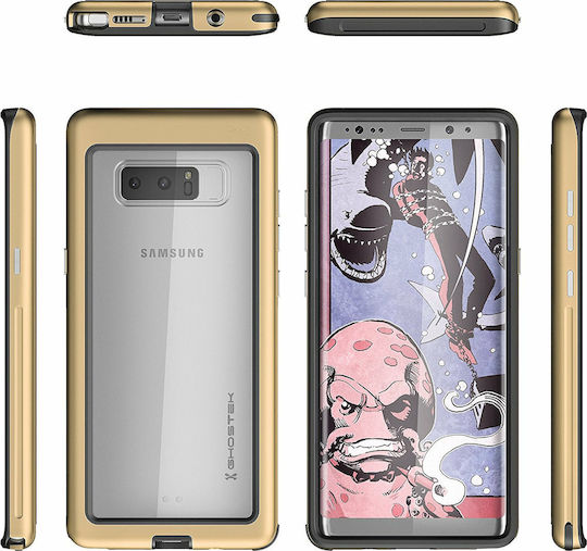 Ghostek Atomic Slim Задна корица Пластмаса Златист (Galaxy Note 8)