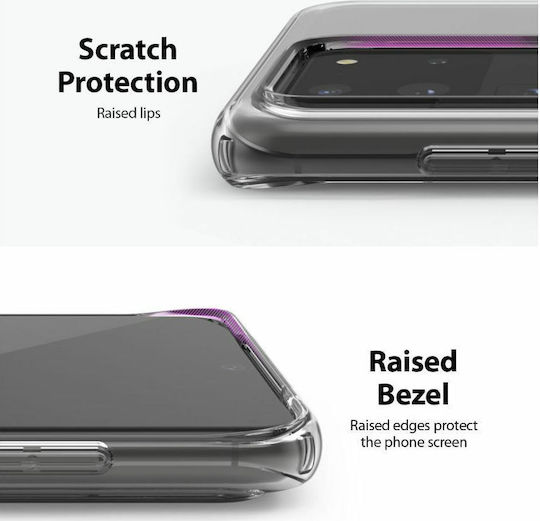 Ringke Air Back Cover Σιλικόνης 1.3mm Διάφανο (Galaxy S20 Ultra)