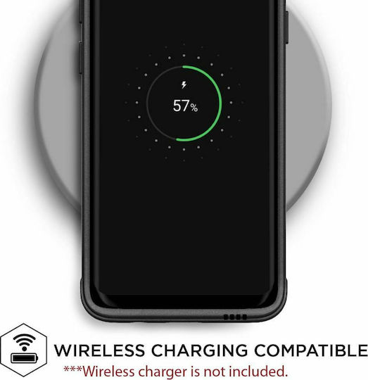 X-Doria Defense Lux Back Cover Πλαστικό Μαύρο (Galaxy S9)