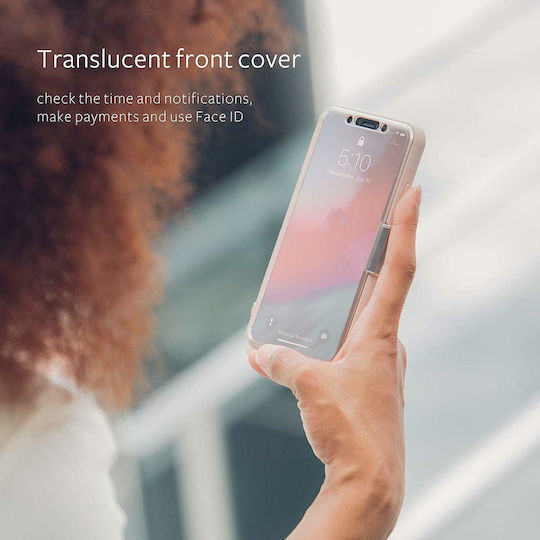 Moshi StealthCover Book Μεταλλικό Μαύρο (iPhone XS Max)
