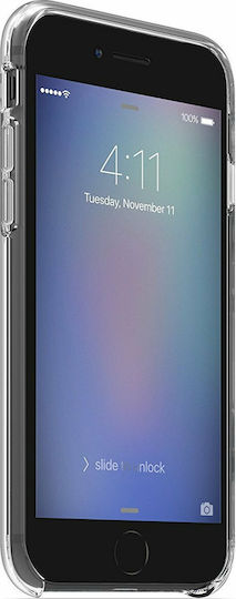 Mophie Umschlag Rückseite Silikon Schwarz (iPhone SE 2022/2020/8/7)