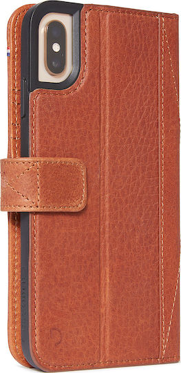 Decoded Leather Card Портмоне Изкуствена кожа Кафяв (iPhone XS Max)