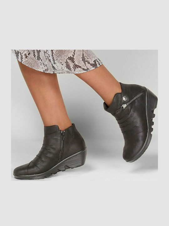Jumper Stiefeletten Damen Schwarz