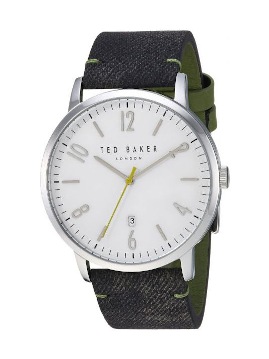 Ted Baker Watch Battery with Gray Leather Strap TE50279001